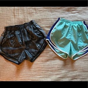 Bundle womens Nike DriFit Shorts, 2 pair, sz XS